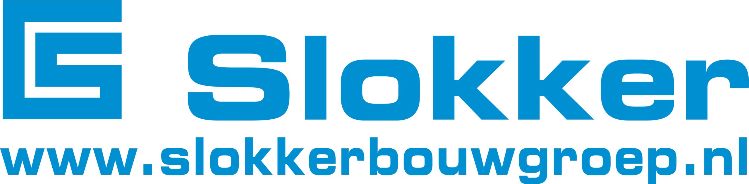 Logo Slokker Bouwgroep blauw